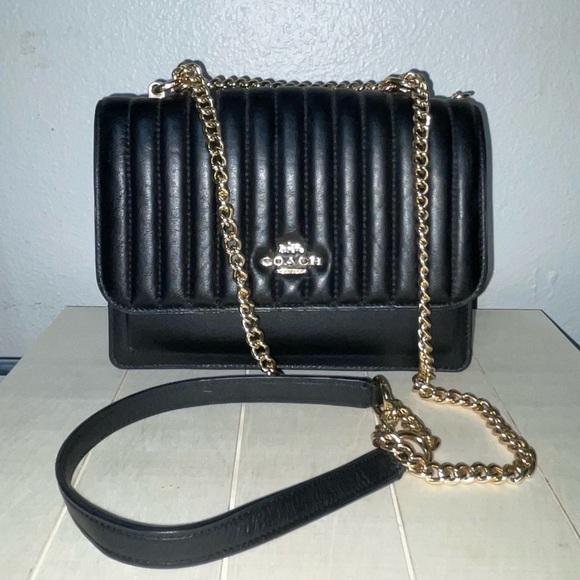 coach black cross body - Picture 1 of 4